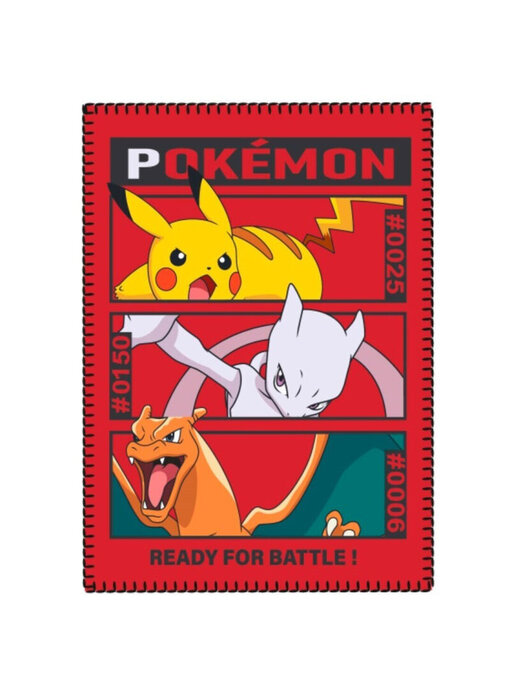 Pokémon Fleece-Plaid Dream Team 140 x 100 cm Polyester