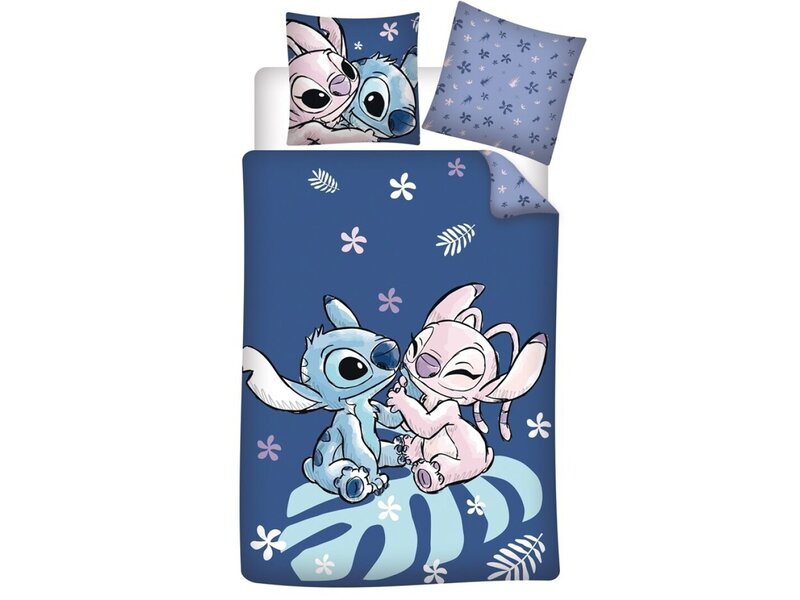 Disney Lilo & Stitch Bettbezug, Cozy – Einzelbett – 140 x 200 cm – Polycotton