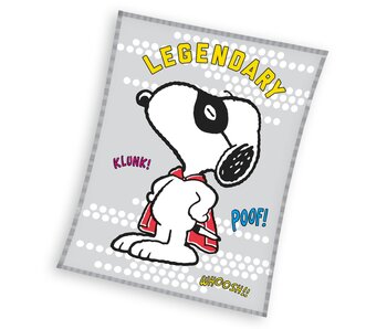 Snoopy Fleece blanket Legendary 150 x 200 cm Polyester