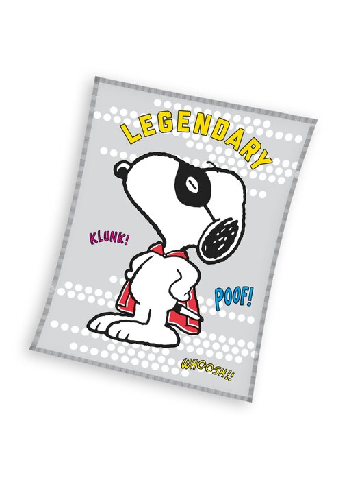 Snoopy Couverture polaire Legendary 150 x 200 cm Polyester