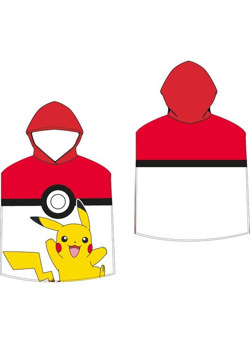Pokémon Poncho-/Badecape Ball – 50 x 115 cm – Baumwolle