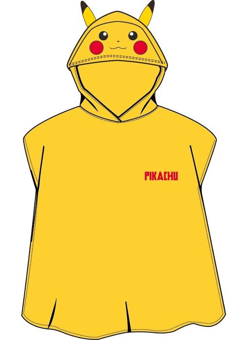 Pokémon Poncho / Badcape Pikachu 50 x 115 Katoen