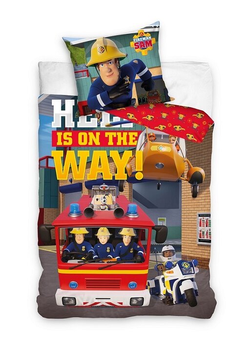 Brandweerman Sam BABY-Bettbezug Help 100 x 135 cm Baumwolle