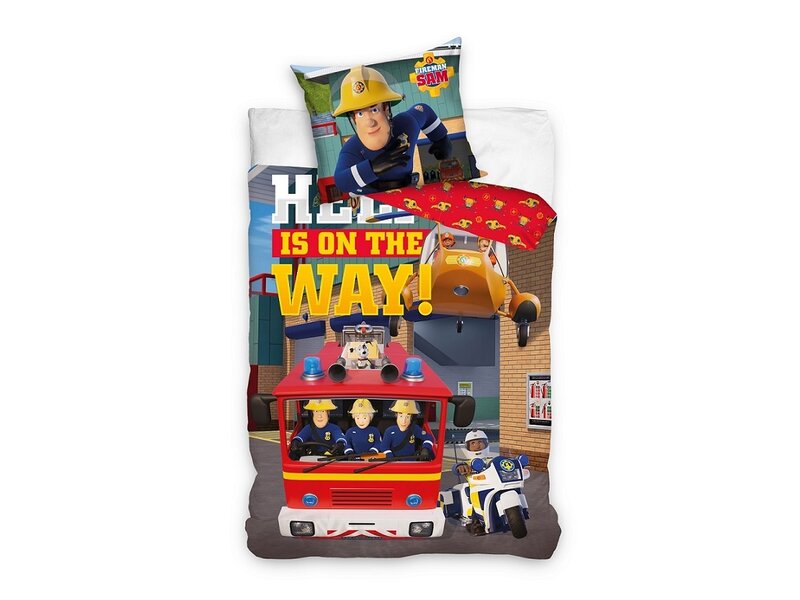 Brandweerman Sam BABY dekbedovertrek, Help - 100 x 135 cm - Katoen