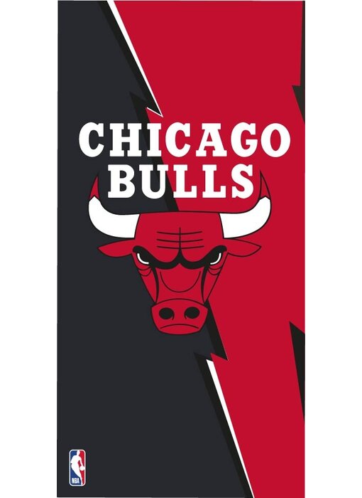 Chicago Bulls Serviette de plage Logo 70 x 140 Polyester