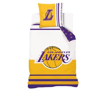 LA Lakers Housse de couette Basket 140 x 200 cm 70 x 90 cm Coton