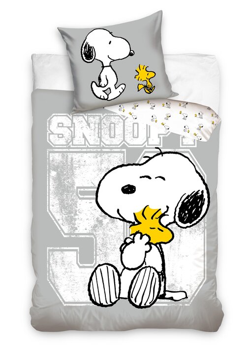 Snoopy Bettbezug Friends 140 x 200 cm / 60 x 70 cm Baumwolle