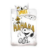 Snoopy Housse de couette, Smile - Simple - 140 x 200 cm - Coton