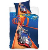 Hot Wheels Bettbezug, Race – Einzelbett – 140 x 200 cm – Baumwolle