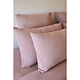 Kussensloop Oudroze 60 x 60 cm (set van 2) Gewassen Katoen