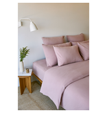 Torres Novas 1845 Taie d'oreiller Vieux Rose - 60 x 60 cm - 2 pièces - Coton Lavé