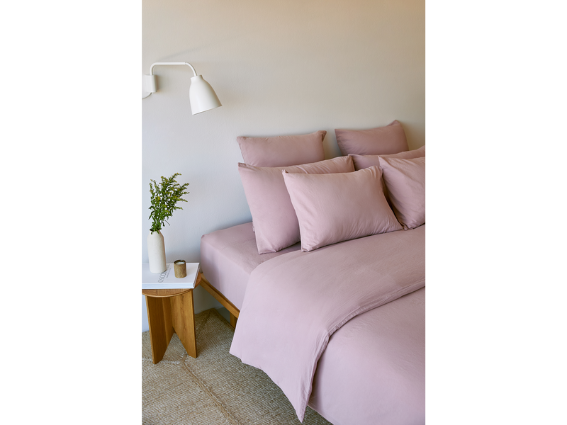 Torres Novas 1845 Duvet cover Old Pink - Lits Jumeaux - 240 x 220 cm (without pillowcases) - Washed Cotton