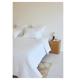 Torres Novas 1845 Textiel Housse de couette Blanc - Lits Jumeaux - 240 x 220 cm (sans taies) - Coton lavé