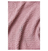 Torres Novas 1845 Textiel Tagesdecke Waffel Altrosa - 280 x 260 cm - Baumwolle