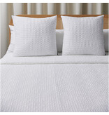 Torres Novas 1845 Textiel Taie d'oreiller Gaufre, Blanc - 50 x 50 cm - Coton