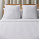 Pillowcase Waffle White 50 x 50 cm Cotton