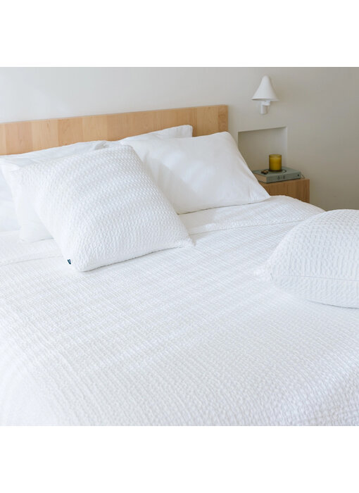 Torres Novas 1845 Bedspread Waffle White 280 x 260 cm Cotton