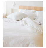 Torres Novas 1845 Textiel Couvre-lit Gaufre Blanc - 280 x 260 cm - Coton