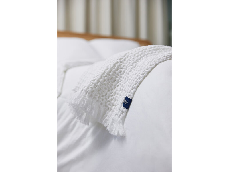 Torres Novas 1845 Textiel Couvre-lit Gaufre Blanc - 280 x 260 cm - Coton