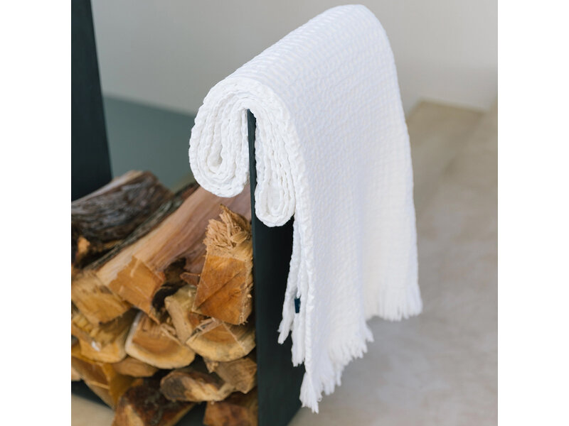 Torres Novas 1845 Textiel Bedspread Waffle White - 280 x 260 cm - Cotton