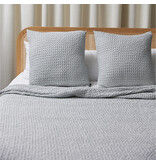 Torres Novas 1845 Textiel Kussensloop Wafel, Zilvergrijs- 50 x 50 cm - Katoen