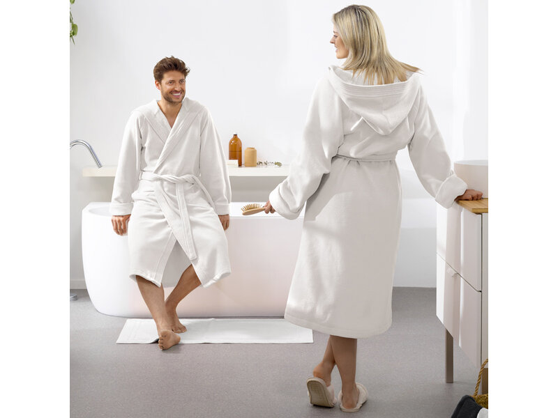 Peignoir Reese Blanc XXL Unisexe Coton Polyester SimbaShop