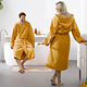 Bathrobe Reese, Sunshine yellow - S - Unisex - Cotton/Polyester