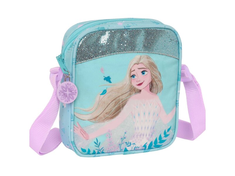 Disney Frozen Mini sac à bandoulière, Hello Spring - 18 x 16 x 4 cm - Polyester