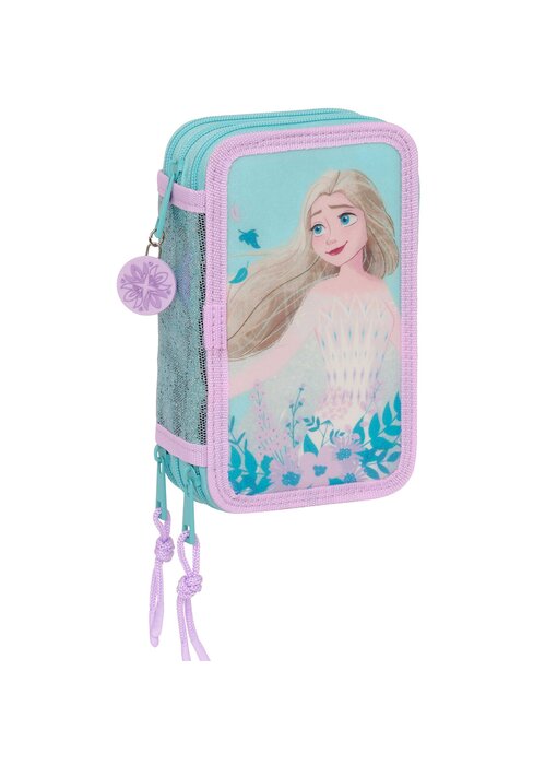 Disney Frozen Filled Pencil Case Hello Spring (36 pcs.) 19.5 x 12.5 cm Polyester