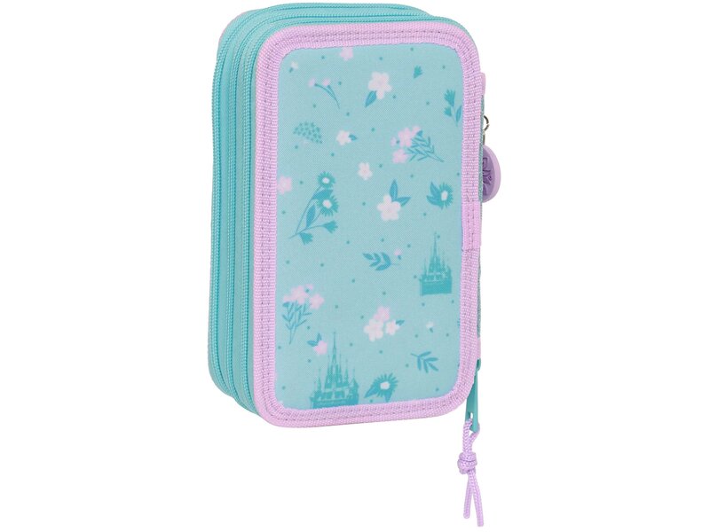 Disney Frozen Filled Pencil Case, Hello Spring - 36 pieces - 19.5 x 12.5 x 5.5 cm - Polyester