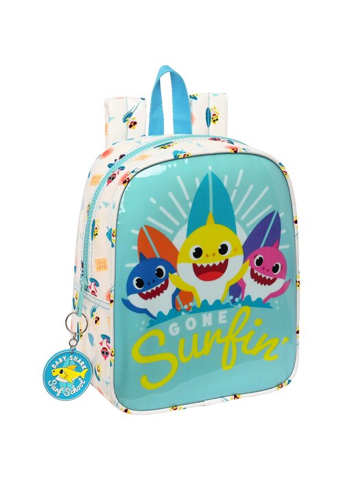 Baby Shark Kleinkinderrucksack Surfen 27 x 22 cm Polyester