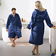 Bademantel Reese, Marineblau – L – Unisex – Baumwolle/Polyester