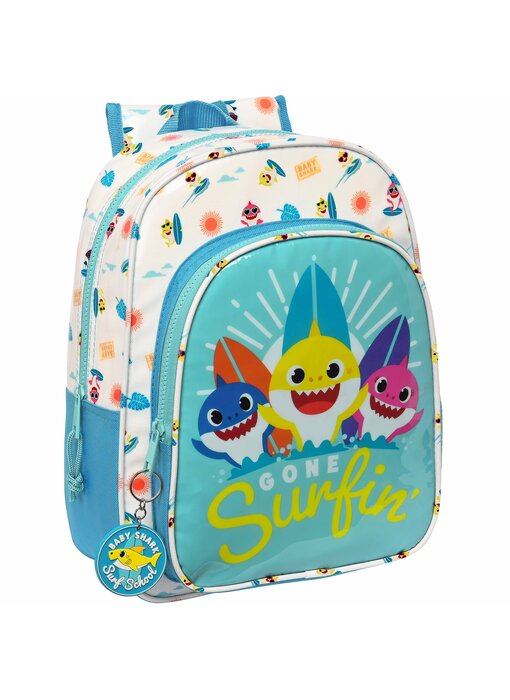 Baby Shark Rucksack Surfen 34 x 26 Polyester