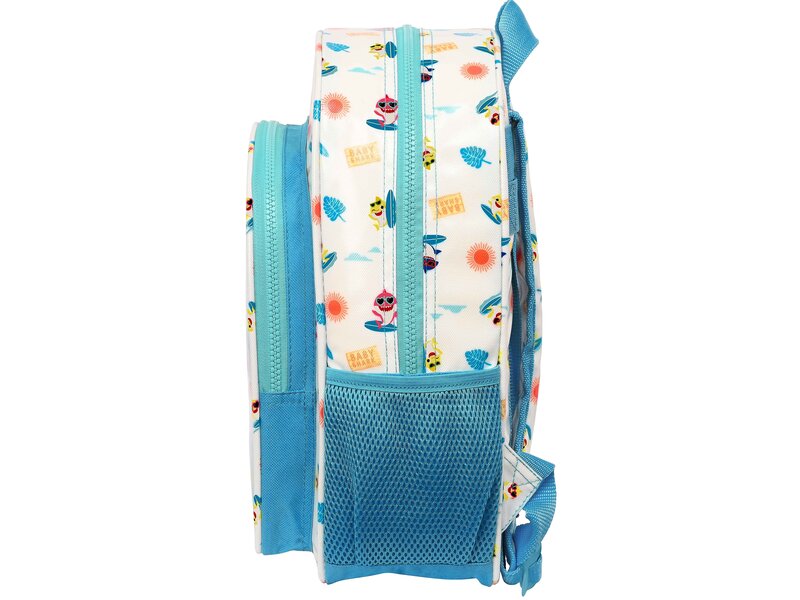 Baby Shark Backpack, Surfing - 34 x 26 x 11 cm - Polyester