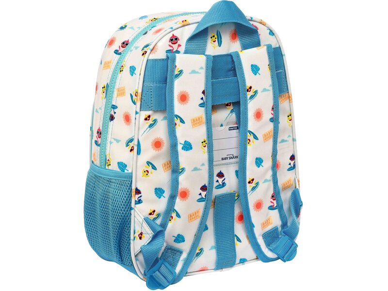 Baby Shark Backpack, Surfing - 34 x 26 x 11 cm - Polyester