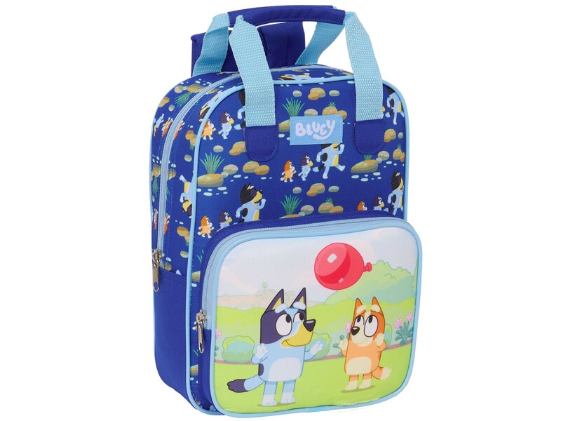 Bluey Sac à dos pour tout-petit, Happy - 28 x 20 x 8 cm - Polyester