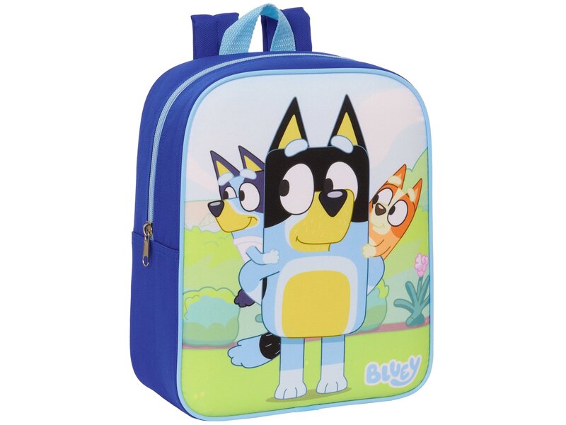 Bluey Sac à dos pour tout-petit, Happy - 27 x 22 x 10 cm - Polyester