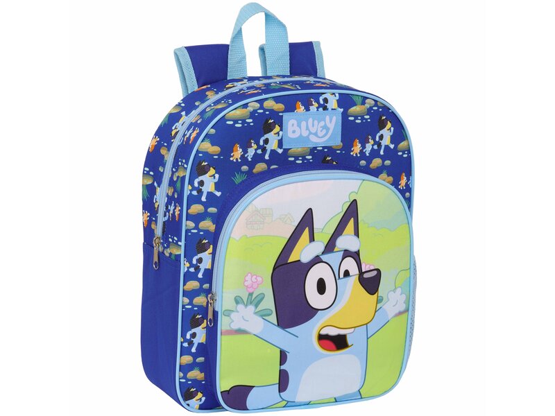 Bluey Backpack, Happy - 34 x 26 x 11 cm - Polyester