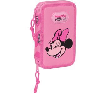 Disney Minnie Mouse Gefülltes Federmäppchen Loving 28-teilig aus Polyester