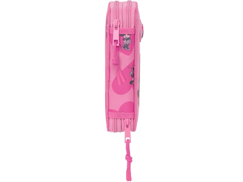 Disney Minnie Mouse Gevuld Etui, Loving - 28 st. - 19,5 x 12,5 x 4 cm - Polyester