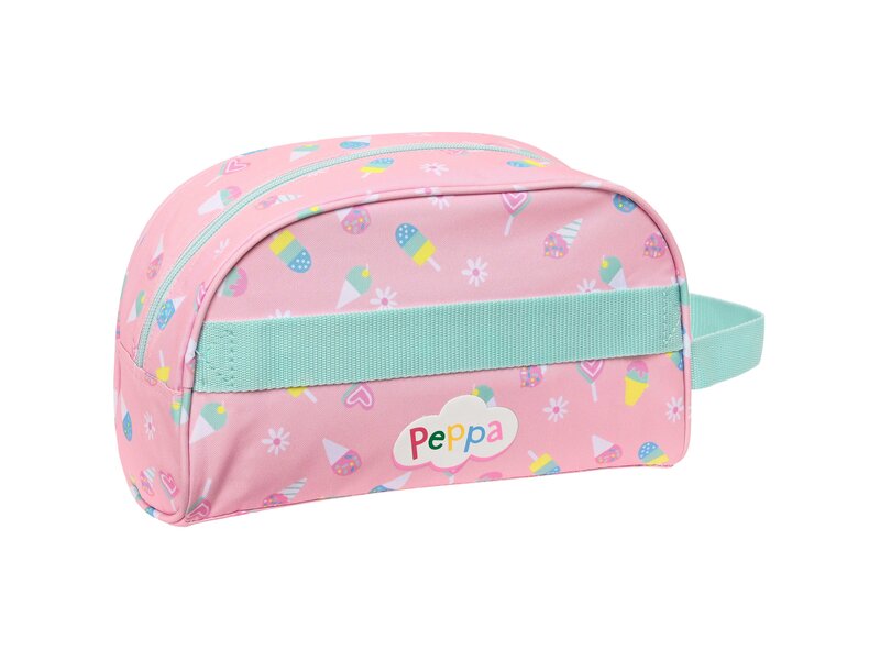 Peppa Pig Kulturbeutel, Eiscreme – 26 x 15 x 12 cm – Polyester