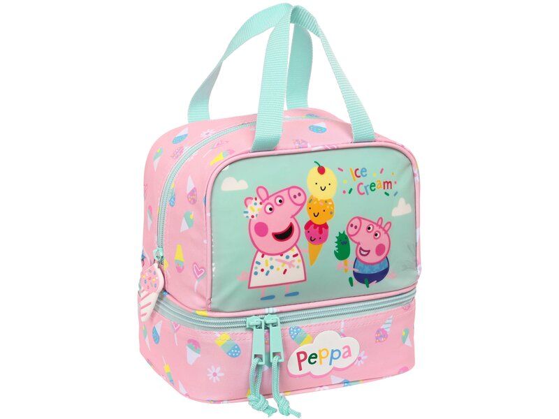 Peppa Pig Beauty case, Ice Cream -20 x 20 x 15 cm - Polyester