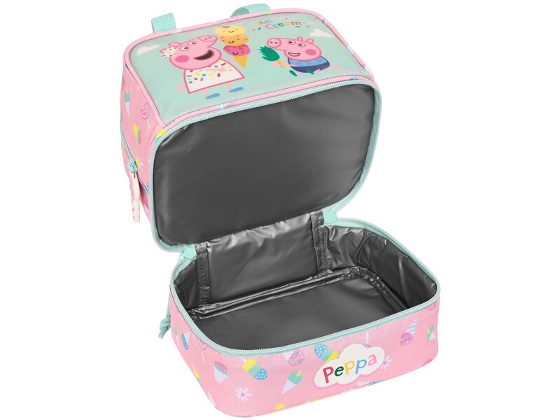 Peppa Pig Beautycase, Ice Cream -20 x 20 x 15 cm - Polyester