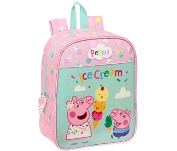 Peppa Pig Kleinkinderrucksack Ice Cream 27 x 22 cm Polyester