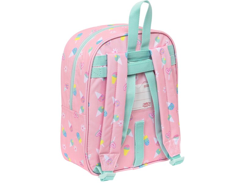 Peppa Pig Toddler backpack, Ice Cream - 27 x 22 x 10 cm - Polyester
