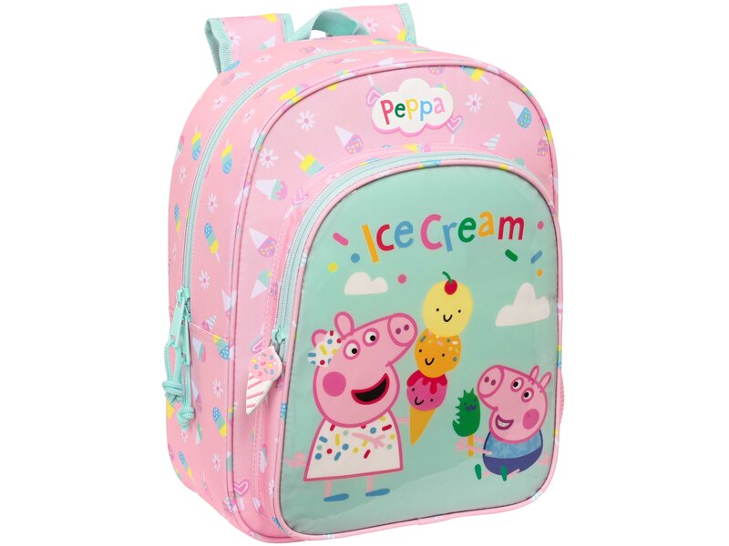 Peppa Pig Rucksack, Ice Cream– 34 x 26 x 11 cm – Polyester