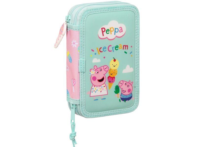 Peppa Pig Filled Pouch, Ice Cream - 28 pcs. - 19.5 x 12.5 x 4 cm - Polyester