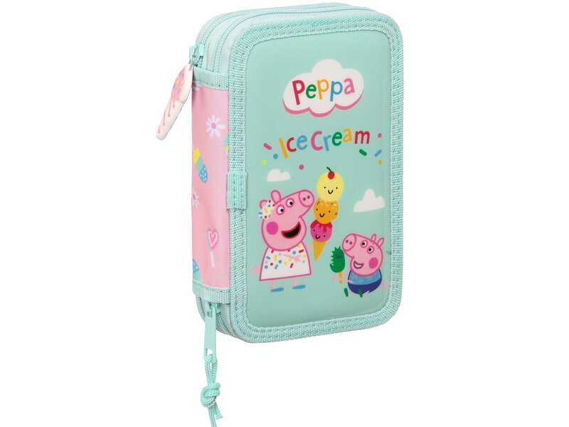 Peppa Pig Gefüllter Beutel, Ice Cream - 28 Stück. - 19,5 x 12,5 x 4 cm - Polyester