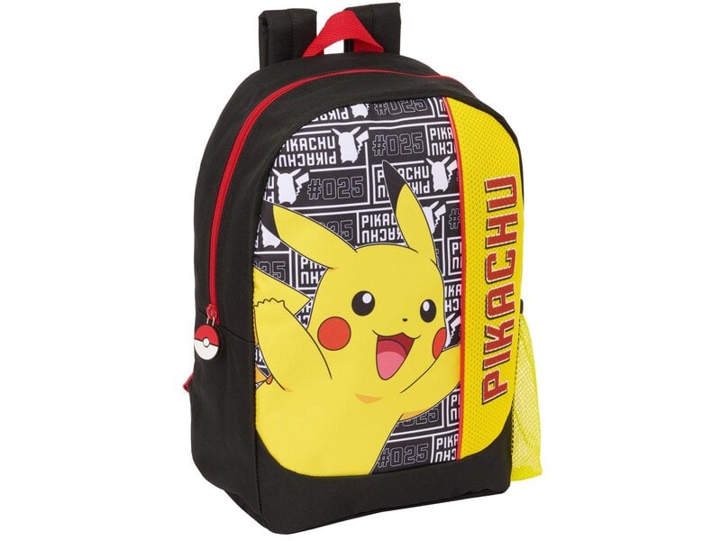 Pokémon Backpack, Pikachu - 40 x 28 x 12 cm - Polyester