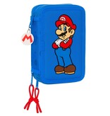 Super Mario Gefülltes Federmäppchen, Play – 36 Stück – 19,5 x 12,5 x 5,5 cm – Polyester